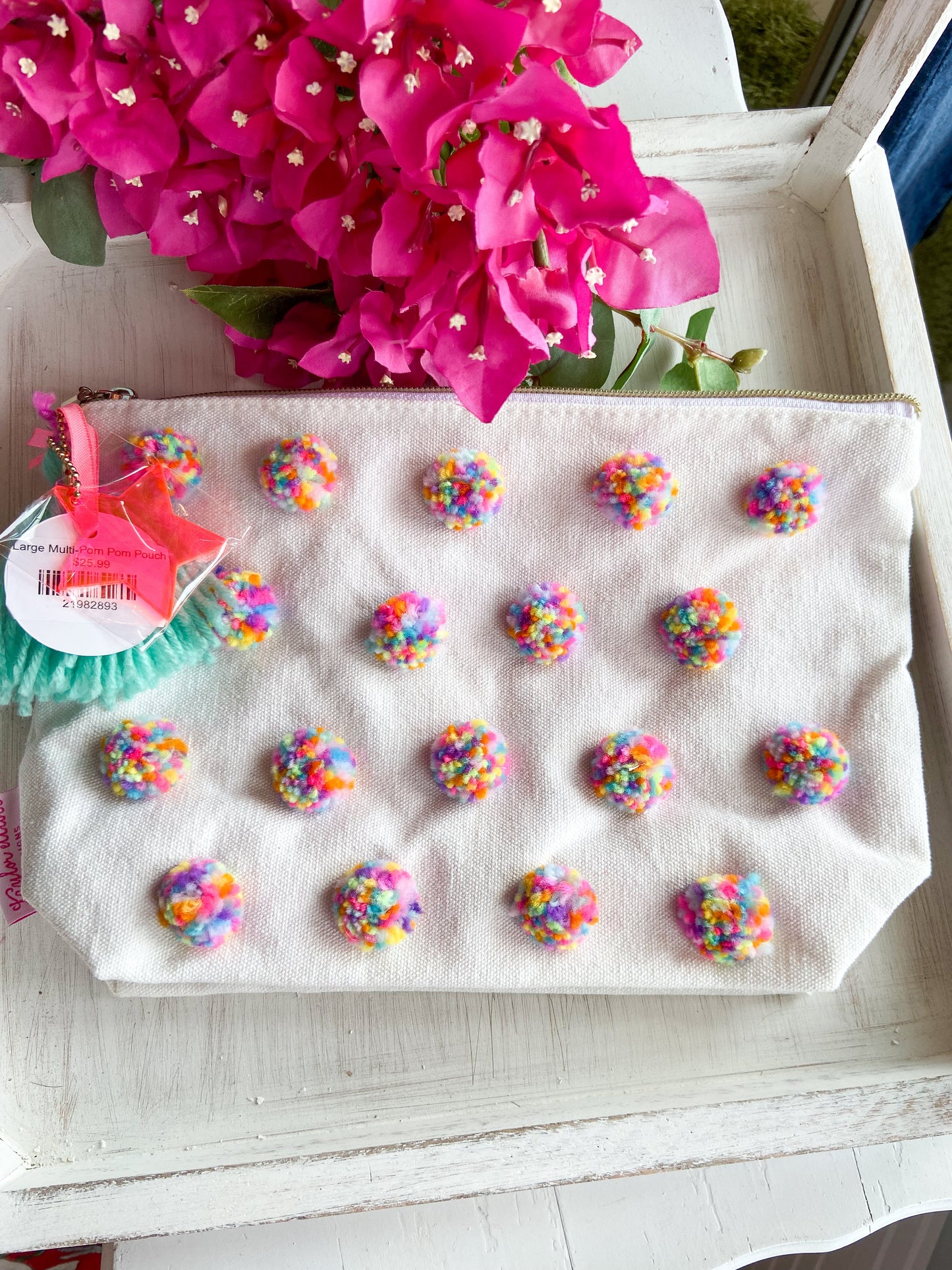 LARGE Pom Pom Pouch