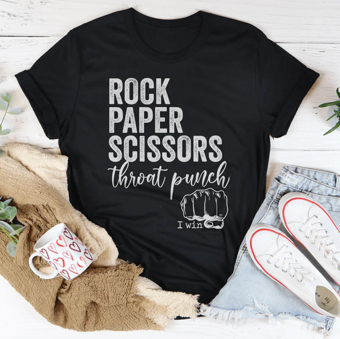 Rock Paper Scissors Tee