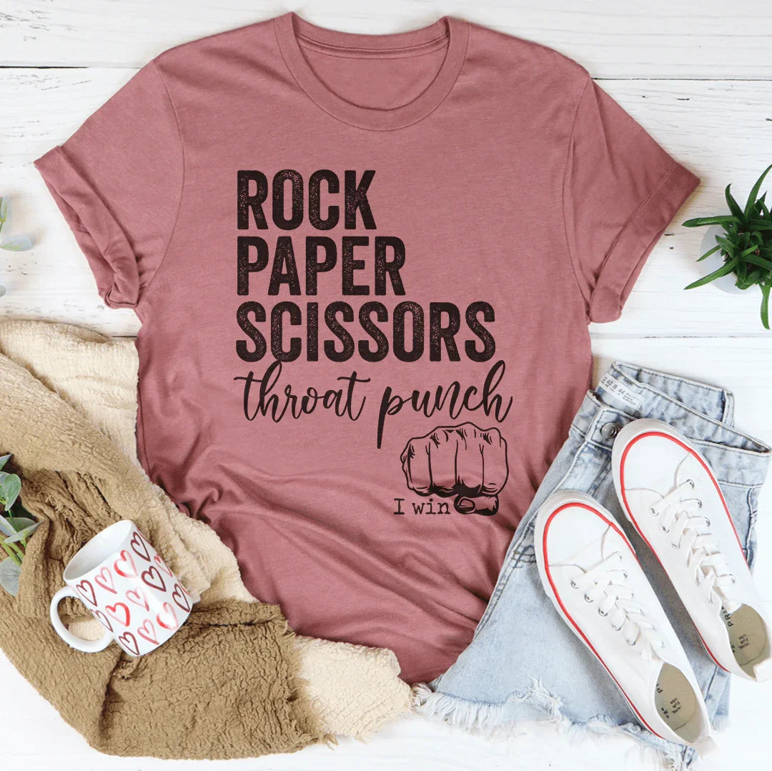 Rock Paper Scissors Tee
