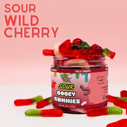 Sour Gooey Gummies – Blue Raspberry, Wild Cherry & Green Apple Candy | Yum Yum Candy Shop